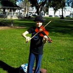 Amaya Plays at Farmers Market January 21, 2011