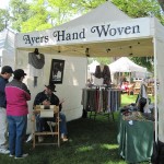 Ayers Hand Woven Booth at Day in the Shade, Templeton, 2011