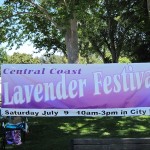 Sign for Third Annual Central Coast Lavender Festival, Paso Robles, 2011