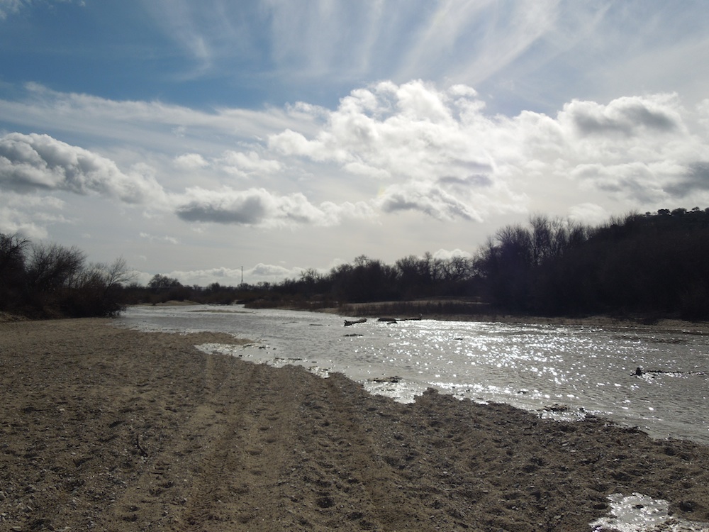 Channel of the Salinas River in Process of Filling as I Watched Channel of the Salinas River in Process of Filling as I Watched