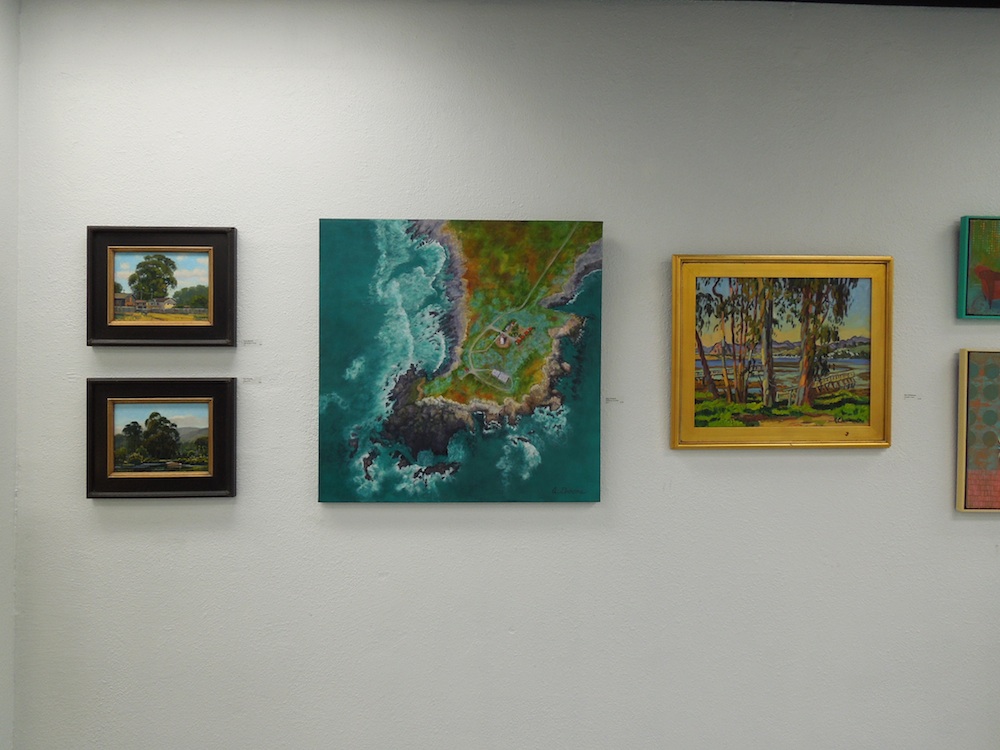 A Wall of Paintings at the First Phantom Project, San Luis Obispo
