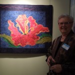 "Hibiscus Reborn" Art Quilt by Rene Jennings