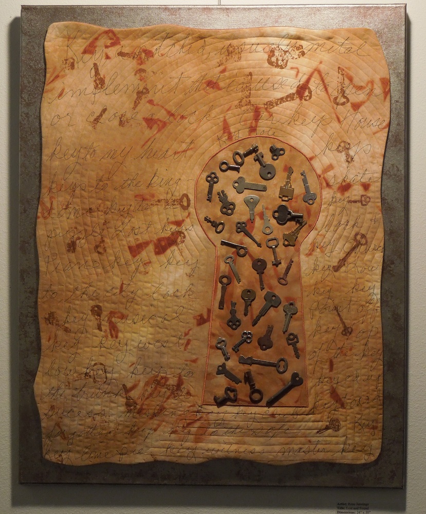 "Lost and Found" an Art Quilt by Rene Jennings "Lost and Found" an Art Quilt by Rene Jennings