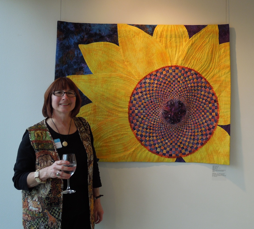 "Petalicious" An Art Quilt by Jeanne Aird "Petalicious" An Art Quilt by Jeanne Aird