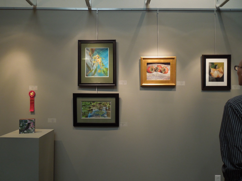 Selections from the "Gardens" exhibit at the Paso Robles Art Association Gallery.