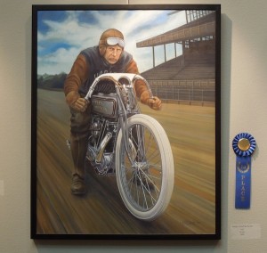 Break the Record" by W.B Eckert, which Won First Place at the "No Boundaries" Exhibit